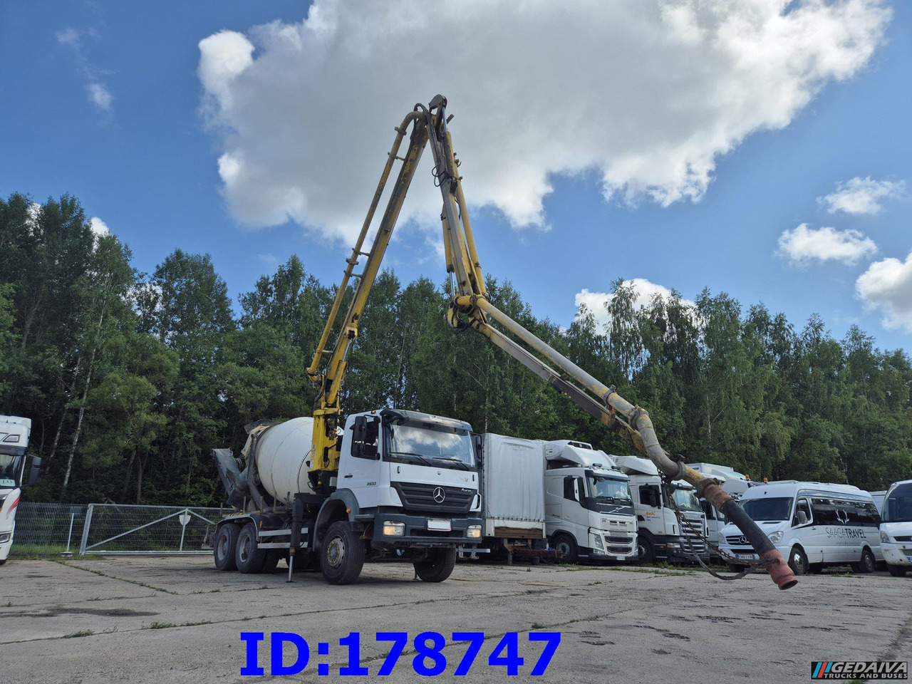 MERCEDES-BENZ Axor 2633 6x4 Schwing 750 - Автобетононасос: фото 3 MERCEDES-BENZ Axor 2633 6x4 Schwing 750 - Автобетононасос: фото 3