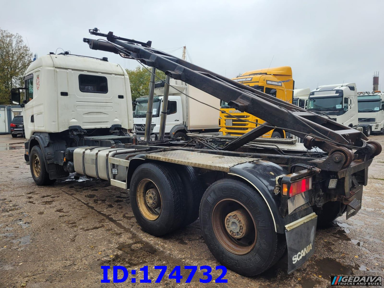Тросовый мультилифт SCANIA 144 - 6x4 - Full Steel - Big Axles - 3 Pedals: фото 7