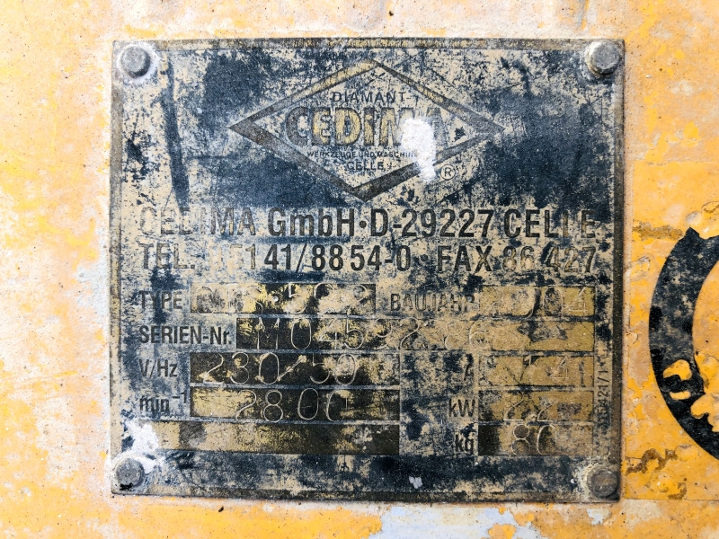 Cedima CTS 59.2 (2603) - Строительное оборудование: фото 3 Cedima CTS 59.2 (2603) - Строительное оборудование: фото 3