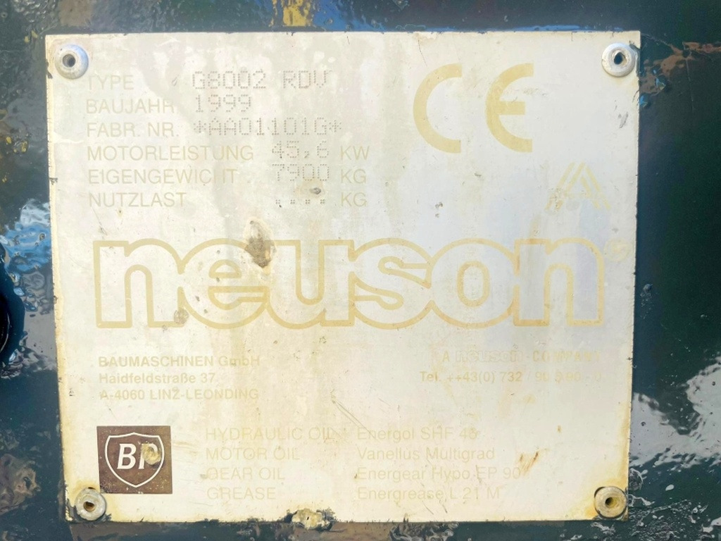 Neuson G8002 RDV (4015) - Мини-экскаватор: фото 3 Neuson G8002 RDV (4015) - Мини-экскаватор: фото 3