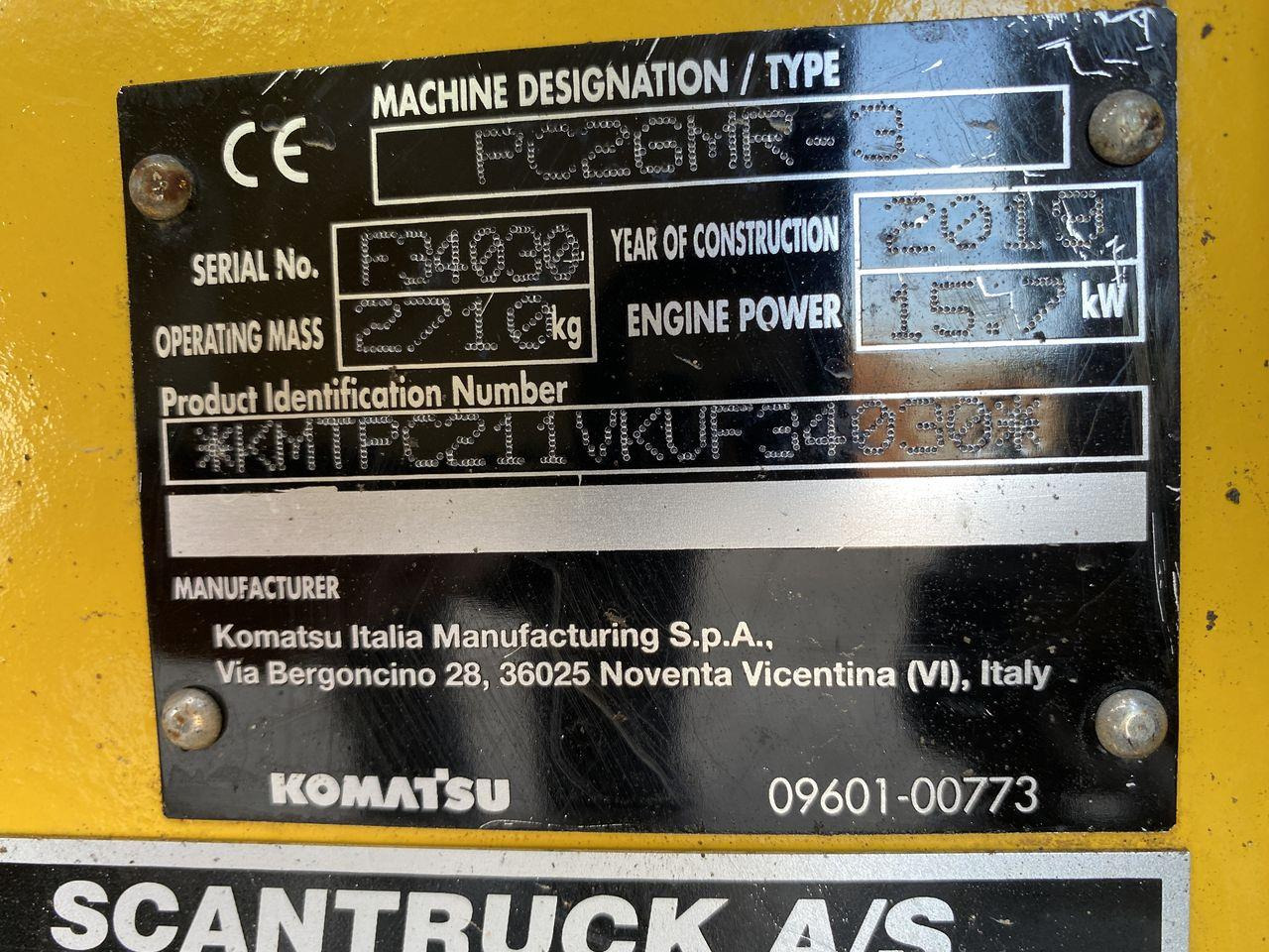 Мини-экскаватор Komatsu PC26MR-3: фото 10