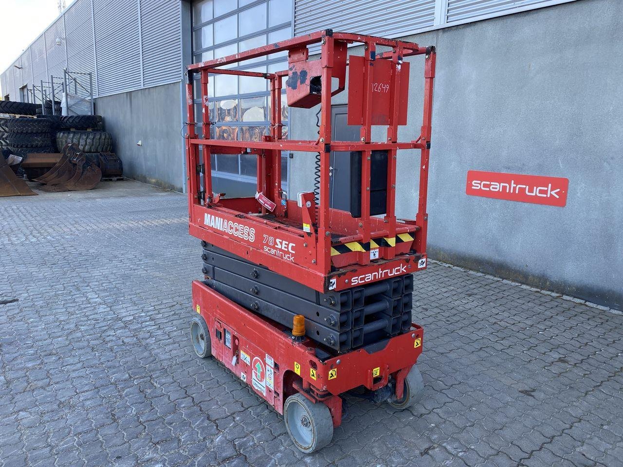 Manitou 78SEC - Ножничный подъемник: фото 2 Manitou 78SEC - Ножничный подъемник: фото 2