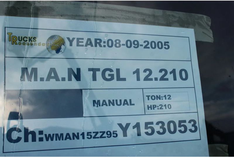 Тентованный грузовик MAN TGL 12.210 + MANUAL + 2.70HEIGHT + CAMERA: фото 20 Тентованный грузовик MAN TGL 12.210 + MANUAL + 2.70HEIGHT + CAMERA: фото 20