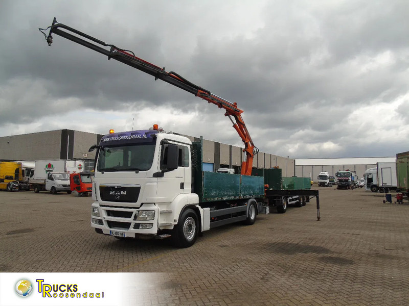 MAN TGS 18.440 + ATLAS 165 + EURO 5 + TRAILER 3 AXLE + REMOTE - Автоманипулятор: фото 1 MAN TGS 18.440 + ATLAS 165 + EURO 5 + TRAILER 3 AXLE + REMOTE - Автоманипулятор: фото 1