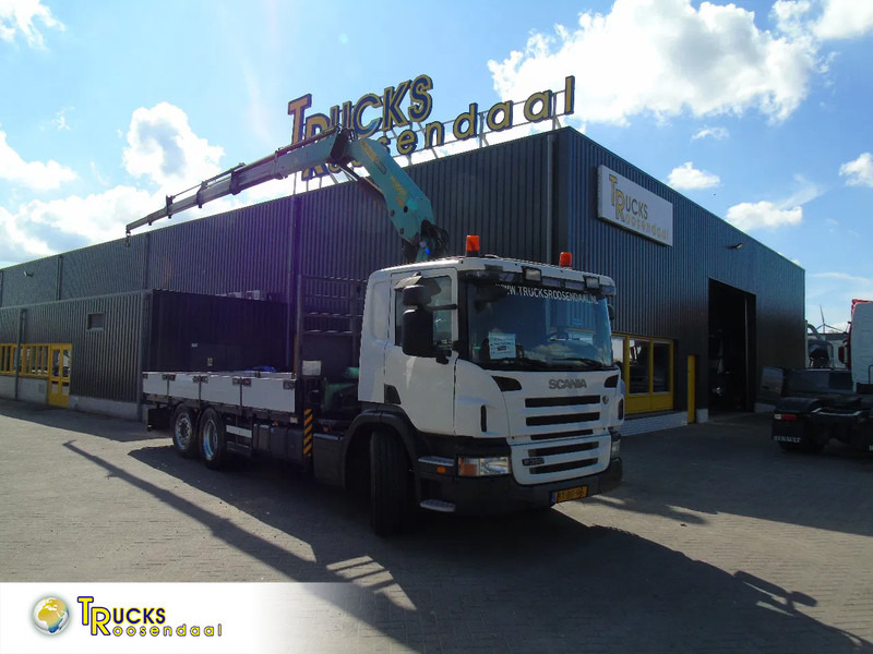 Scania P 380 + PALFINGER PK18.500 5x EXTENTION + 6X2 + STEERING AXLE + REMOTE - Автоманипулятор: фото 1 Scania P 380 + PALFINGER PK18.500 5x EXTENTION + 6X2 + STEERING AXLE + REMOTE - Автоманипулятор: фото 1