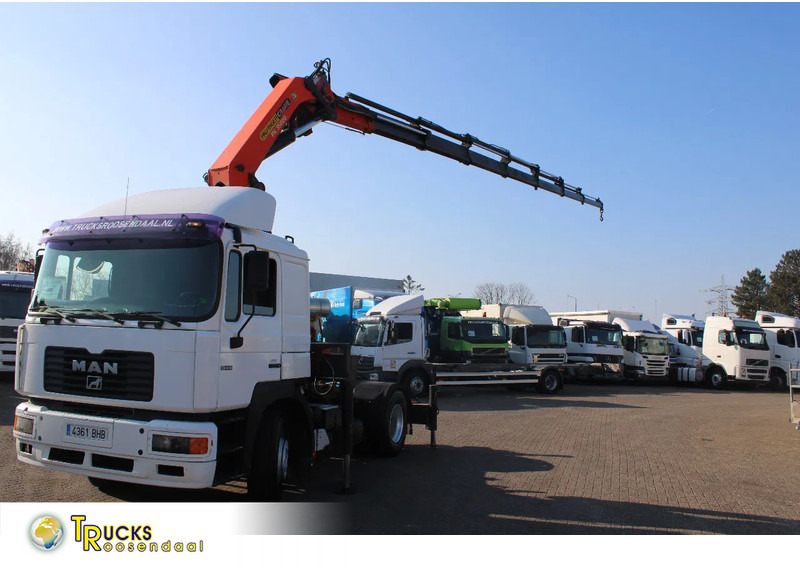 MAN 19.414 F2000 reserved !! + PALFINGER PK35000 F + EURO 2 + MANUAL - Тягач: фото 1 MAN 19.414 F2000 reserved !! + PALFINGER PK35000 F + EURO 2 + MANUAL - Тягач: фото 1