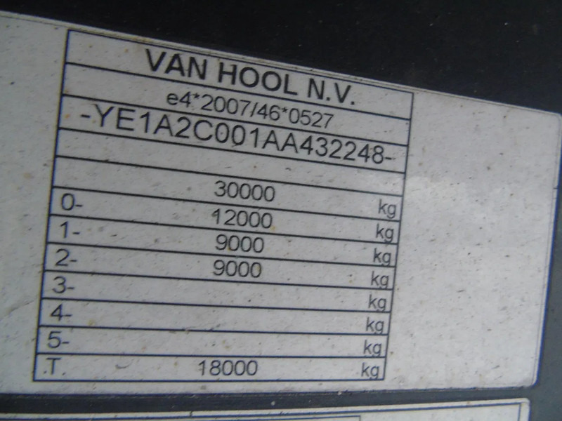 Полуприцеп-фургон Van Hool 2 instock + rollers + hydra + 3.04 height: фото 20