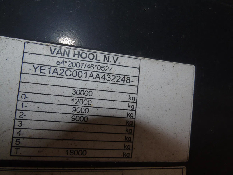 Полуприцеп-фургон Van Hool 2 instock + rollers + hydra + 3.04 height: фото 19