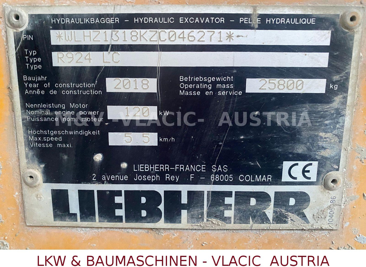 Liebherr R 924 LC в лизинг Liebherr R 924 LC: фото 19