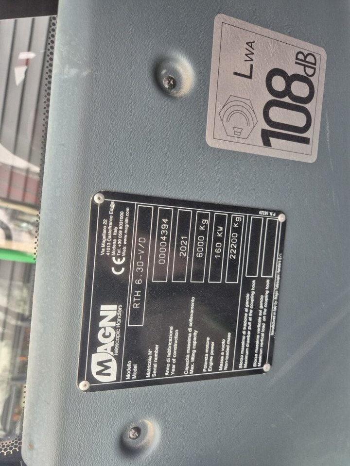 Телескопический погрузчик MAGNI RTH 6.30: фото 17 Телескопический погрузчик MAGNI RTH 6.30: фото 17