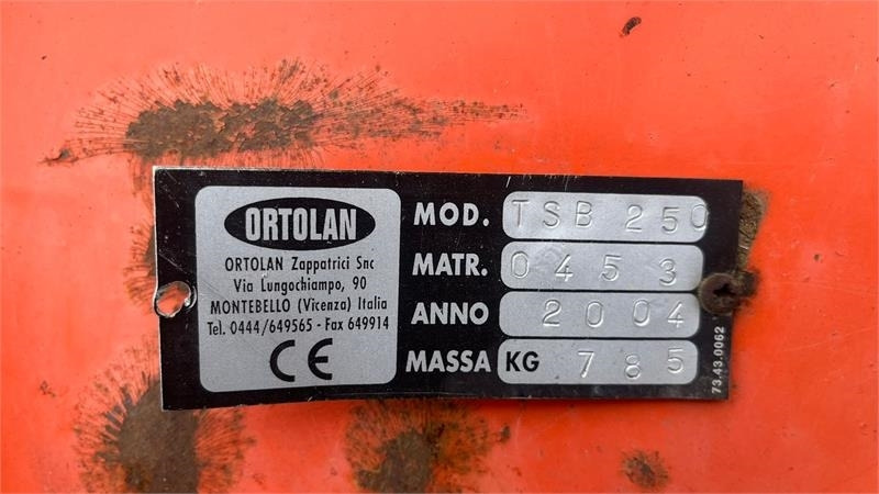 Ortolan TSB 250 Med hydraulisk sideforskydning - Косилка: фото 2 Ortolan TSB 250 Med hydraulisk sideforskydning - Косилка: фото 2