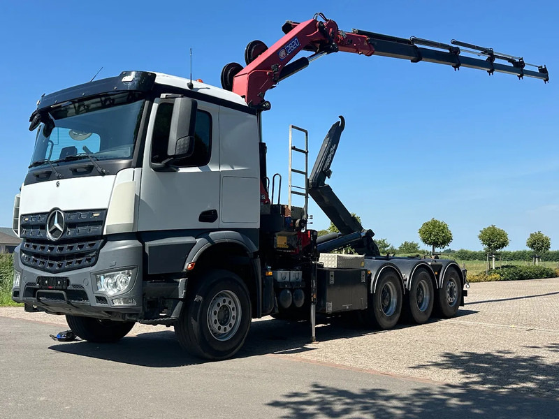 Mercedes-Benz Arocs 3251 8x4 TRIPLE!!28TM KRAAN/HAAK!!EURO6!!TOP! ZERO EMISSIE 2030!! - Крюковой мультилифт, Автоманипулятор: фото 5 Mercedes-Benz Arocs 3251 8x4 TRIPLE!!28TM KRAAN/HAAK!!EURO6!!TOP! ZERO EMISSIE 2030!! - Крюковой мультилифт, Автоманипулятор: фото 5