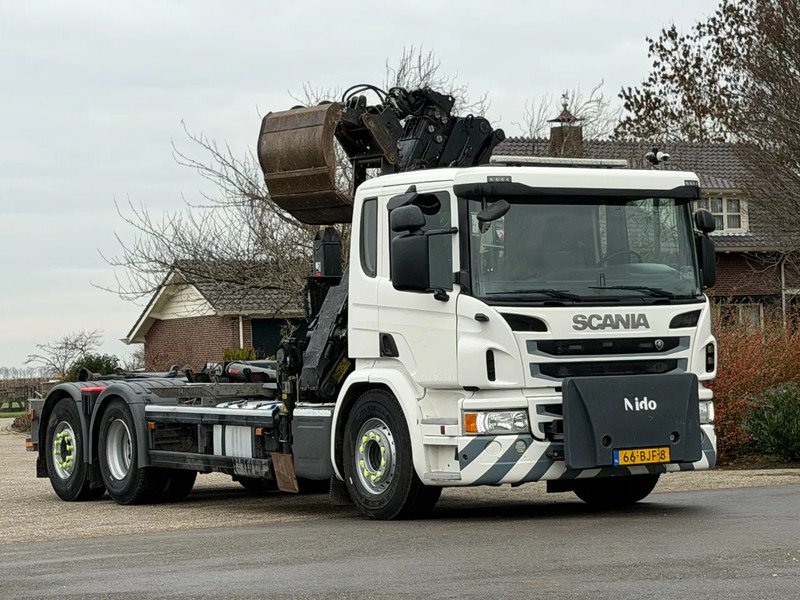 Scania P320 Z-KRAAN/RADIO REMOTE!!HAAK!!TOP 2017!!EURO6!! ZERO EMISSIE 2030!! - Крюковой мультилифт, Автоманипулятор: фото 2 Scania P320 Z-KRAAN/RADIO REMOTE!!HAAK!!TOP 2017!!EURO6!! ZERO EMISSIE 2030!! - Крюковой мультилифт, Автоманипулятор: фото 2