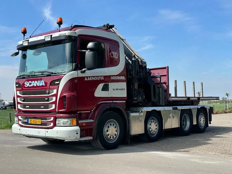 Тягач Scania G480 !!TRUCK/TRACTOR!!!CRANE/GRUE/HIAB 105TM!!TOP!EURO6!!: фото 8