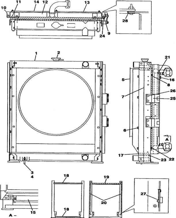 Case KRH1462 - KRH1630 - Интеркулер для Сельскохозяйственной техники: фото 2 Case KRH1462 - KRH1630 - Интеркулер для Сельскохозяйственной техники: фото 2
