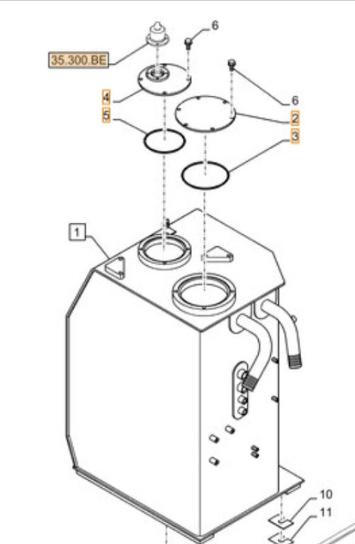 Case KTJ16981 - Бак для гидравлической жидкости для Строительной техники: фото 1 Case KTJ16981 - Бак для гидравлической жидкости для Строительной техники: фото 1