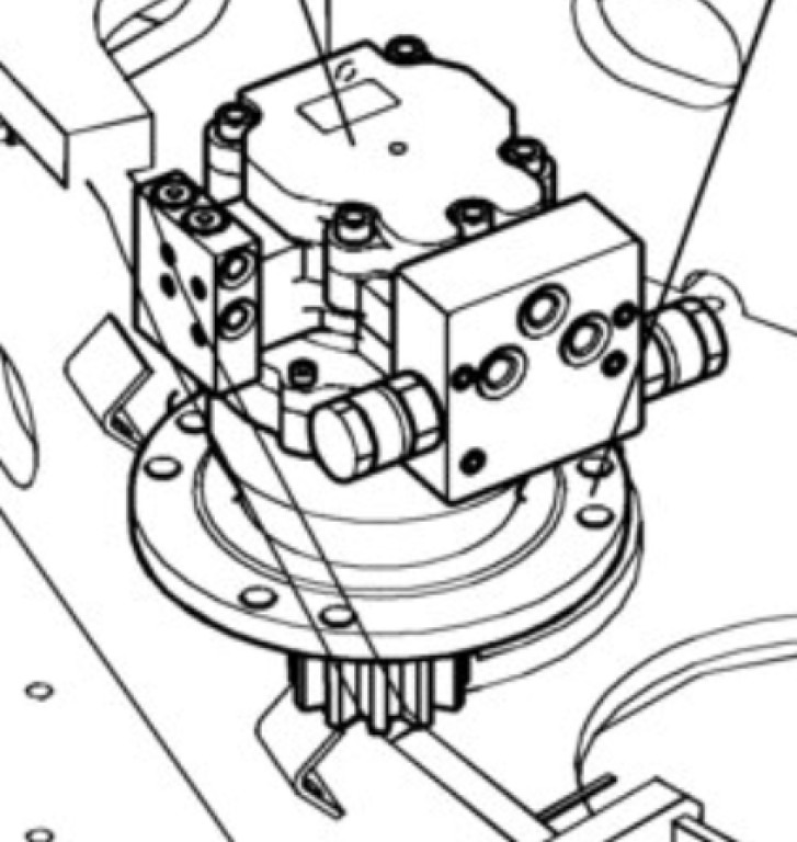 Case PY15V00012F2 - Поворотный редуктор для Строительной техники: фото 1 Case PY15V00012F2 - Поворотный редуктор для Строительной техники: фото 1