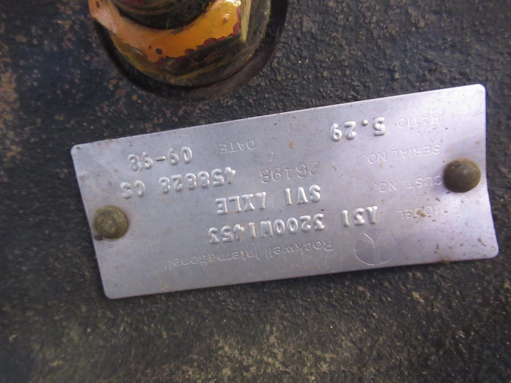 Rockwell SVI AXLE - A31 3200W1453 - Передняя ось для Строительной техники: фото 2 Rockwell SVI AXLE - A31 3200W1453 - Передняя ось для Строительной техники: фото 2