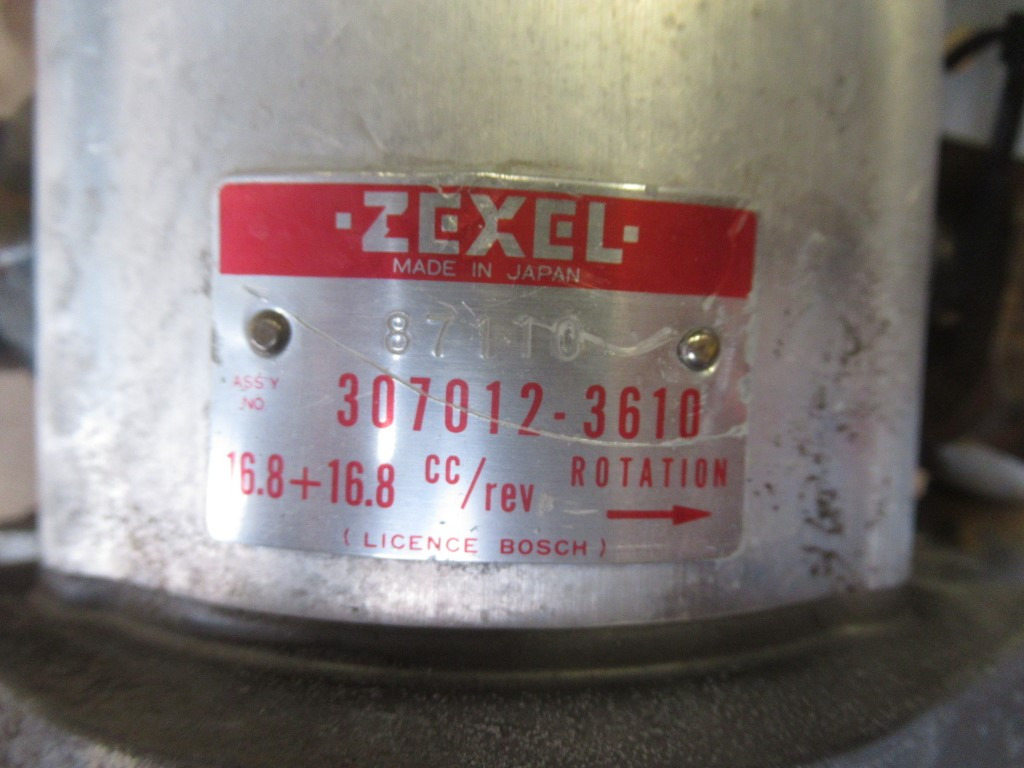 Zexel 307012-3610 - - Гидравлический насос для Строительной техники: фото 4 Zexel 307012-3610 - - Гидравлический насос для Строительной техники: фото 4