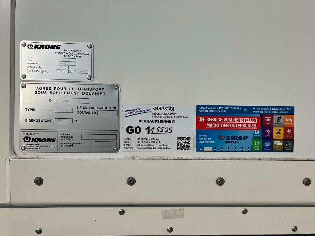 Сменный кузов - фургон Krone Wechselbrücke Kühlaufbau: фото 7 Сменный кузов - фургон Krone Wechselbrücke Kühlaufbau: фото 7