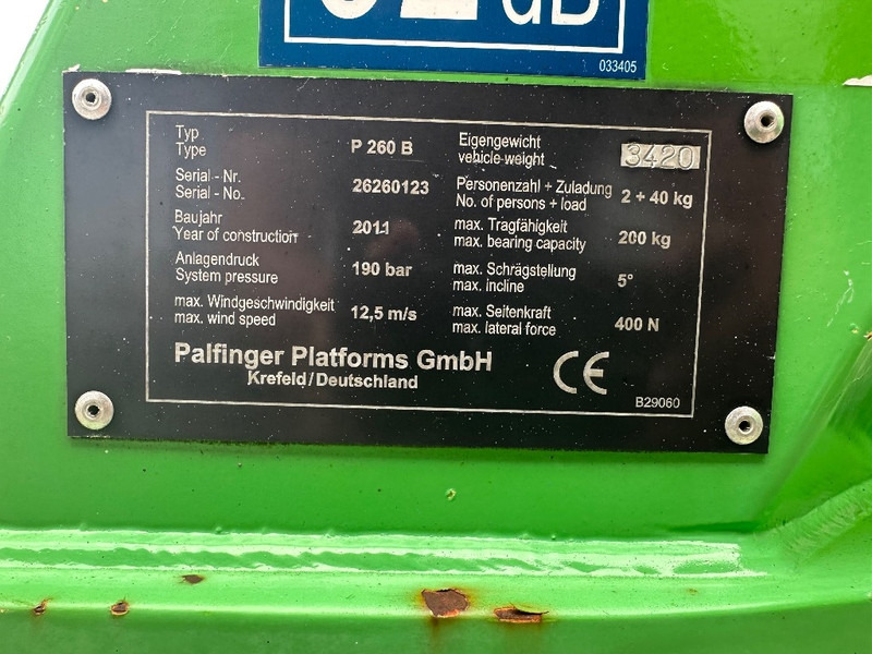 Palfinger P 260 B op Nissan Cabstar - Грузовик с подъемником: фото 4 Palfinger P 260 B op Nissan Cabstar - Грузовик с подъемником: фото 4