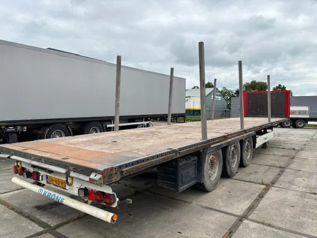 Krone SD Flatbed met rongen 41 ton standard chassis - Полуприцеп бортовой/ Платформа: фото 5 Krone SD Flatbed met rongen 41 ton standard chassis - Полуприцеп бортовой/ Платформа: фото 5