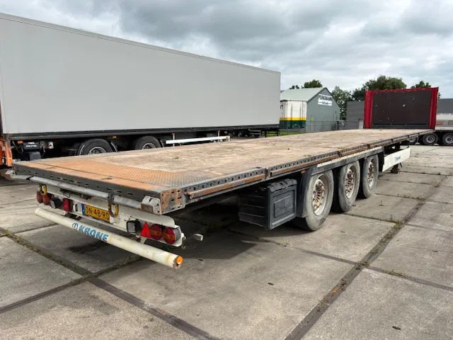 Krone SD Flatbed met rongen 41 ton standard chassis - Полуприцеп бортовой/ Платформа: фото 4 Krone SD Flatbed met rongen 41 ton standard chassis - Полуприцеп бортовой/ Платформа: фото 4