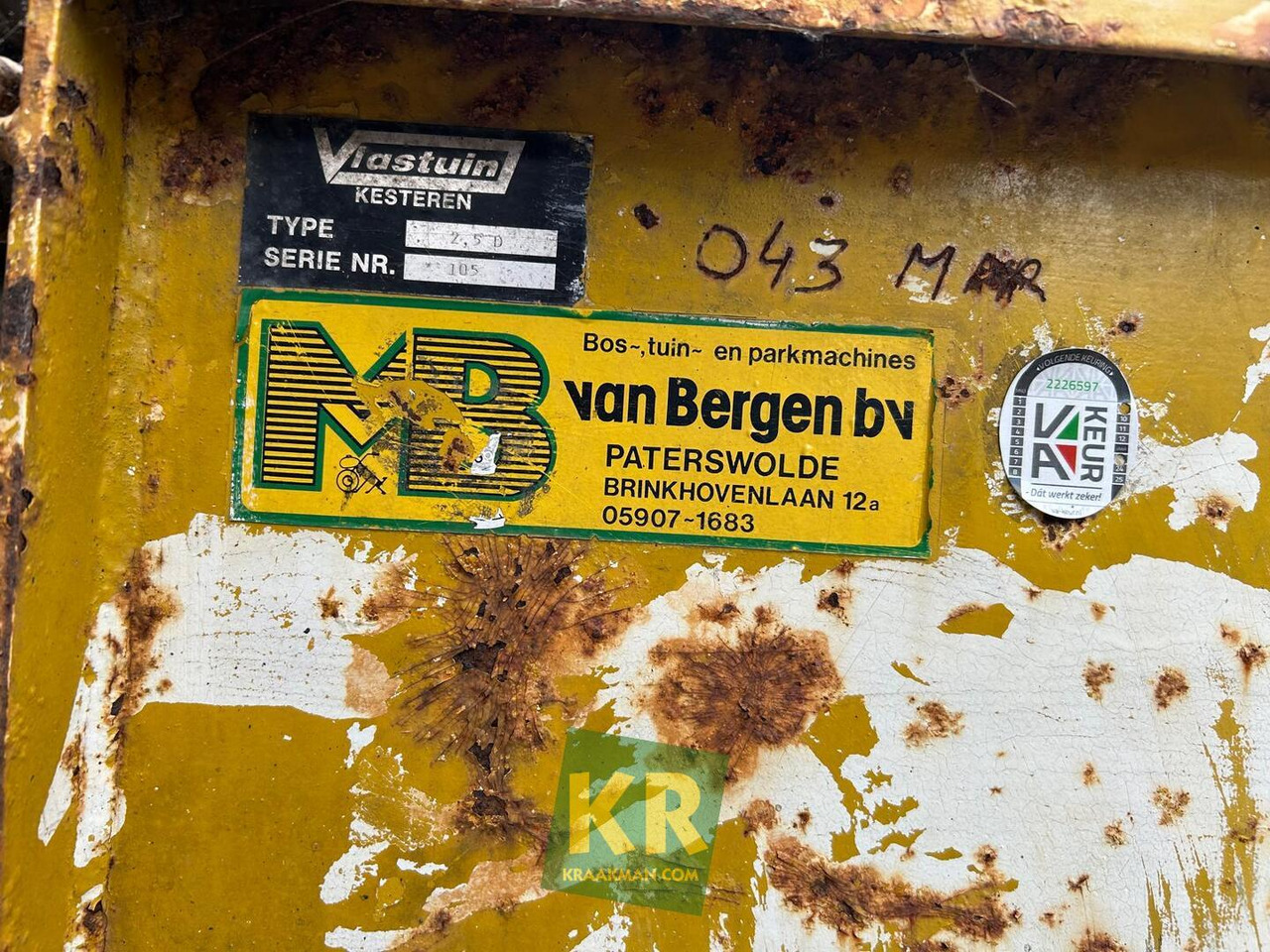 Overig Overige - Сельскохозяйственный прицеп-самосвал: фото 2 Overig Overige - Сельскохозяйственный прицеп-самосвал: фото 2