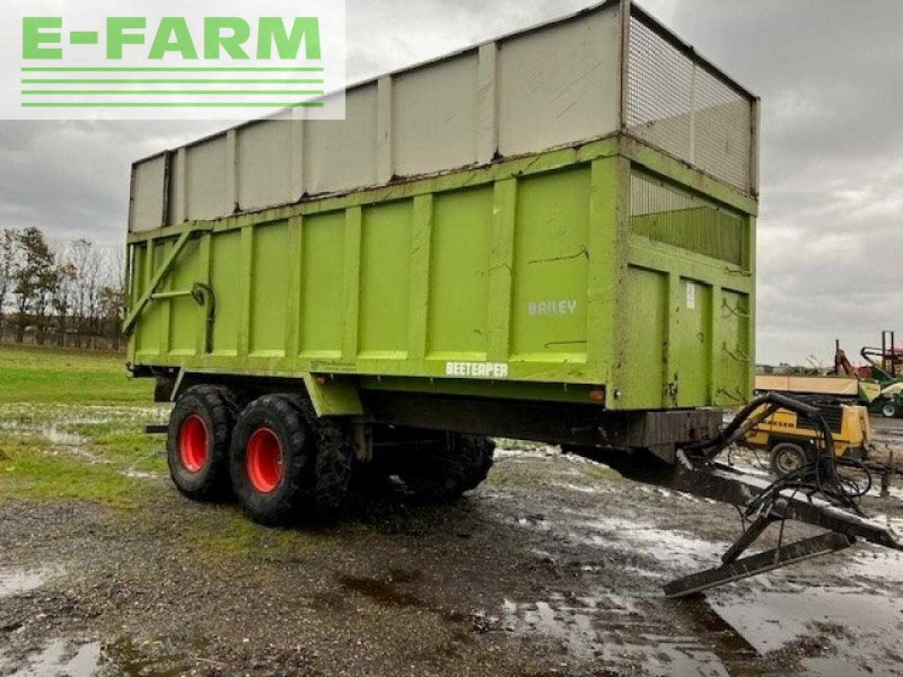 Bailey 18 tons med overbygning og vægt - Сельскохозяйственный прицеп-самосвал: фото 1 Bailey 18 tons med overbygning og vægt - Сельскохозяйственный прицеп-самосвал: фото 1