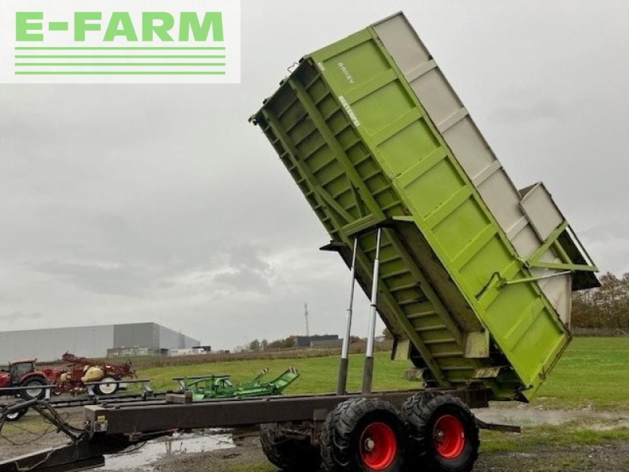 Сельскохозяйственный прицеп-самосвал Bailey 18 tons med overbygning og vægt: фото 6