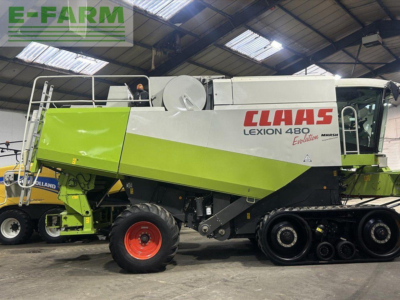 CLAAS LEXION 480 EVOLUTION TT - Зерноуборочный комбайн: фото 4 CLAAS LEXION 480 EVOLUTION TT - Зерноуборочный комбайн: фото 4