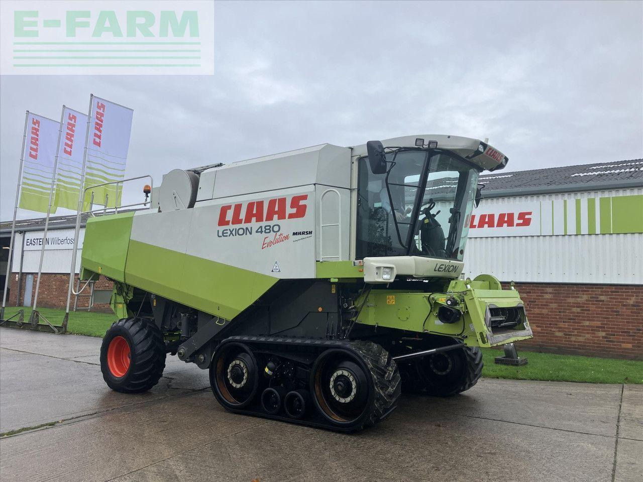 CLAAS LEXION 480 EVOLUTION TT - Зерноуборочный комбайн: фото 1 CLAAS LEXION 480 EVOLUTION TT - Зерноуборочный комбайн: фото 1