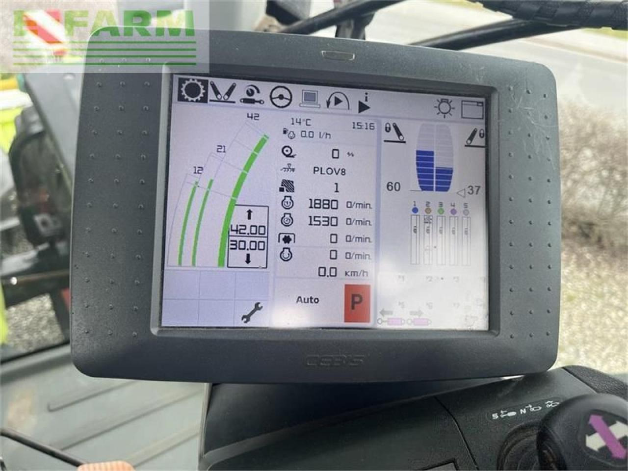 Трактор CLAAS axion 850 cmatic nye dæk CMATIC: фото 11