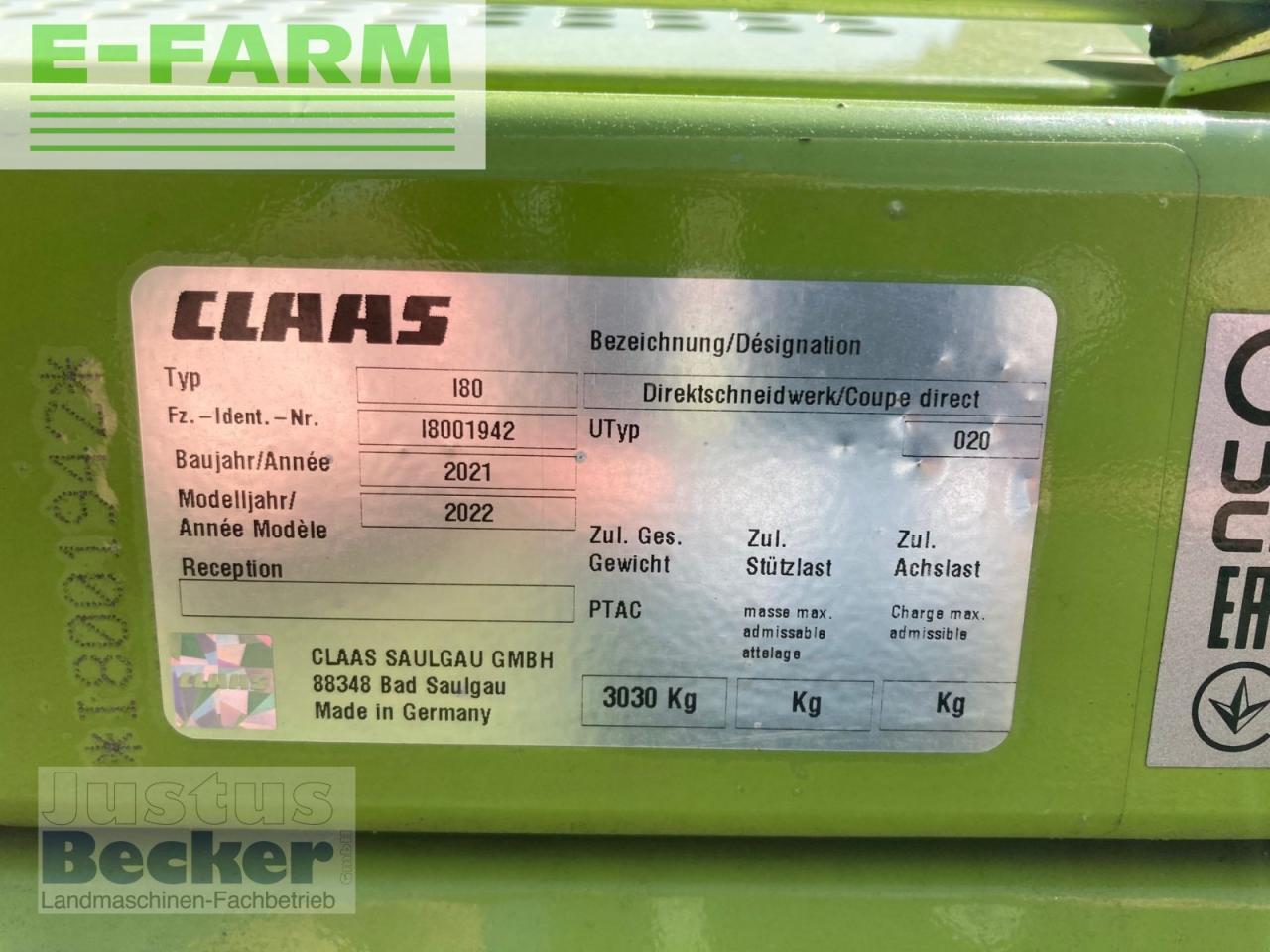 CLAAS direct disc 600 - Оборудование для кормоуборочного комбайна: фото 4 CLAAS direct disc 600 - Оборудование для кормоуборочного комбайна: фото 4
