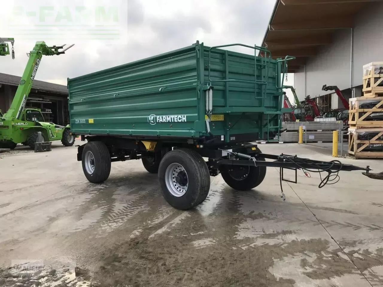 Farmtech zdk 1500 - Сельскохозяйственный прицеп-самосвал: фото 1 Farmtech zdk 1500 - Сельскохозяйственный прицеп-самосвал: фото 1