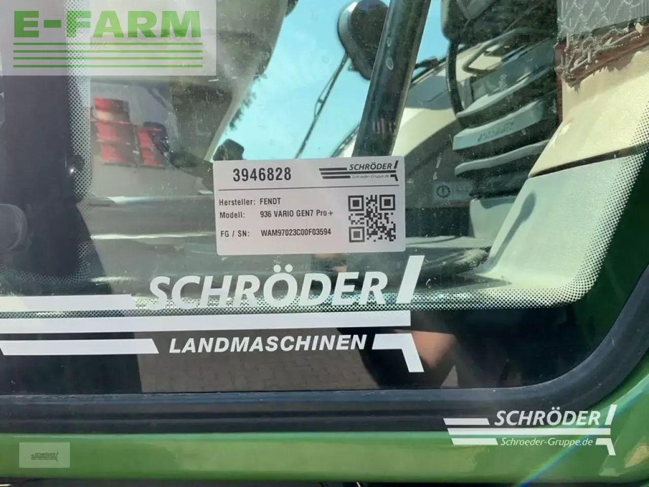 Трактор Fendt 936 vario gen7 profi plus ProfiPlus: фото 29