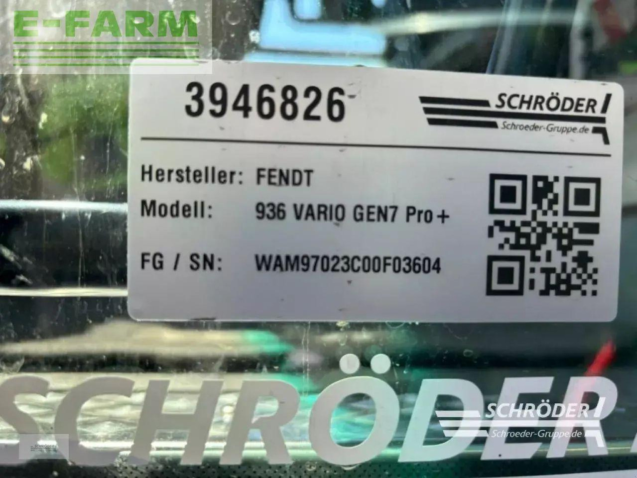 Fendt 936 vario gen7 profi plus ProfiPlus - Трактор: фото 3 Fendt 936 vario gen7 profi plus ProfiPlus - Трактор: фото 3