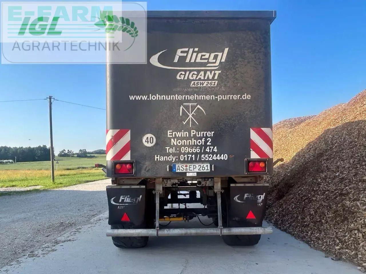 Fliegl asw 261 - Сельскохозяйственный прицеп-самосвал: фото 5 Fliegl asw 261 - Сельскохозяйственный прицеп-самосвал: фото 5