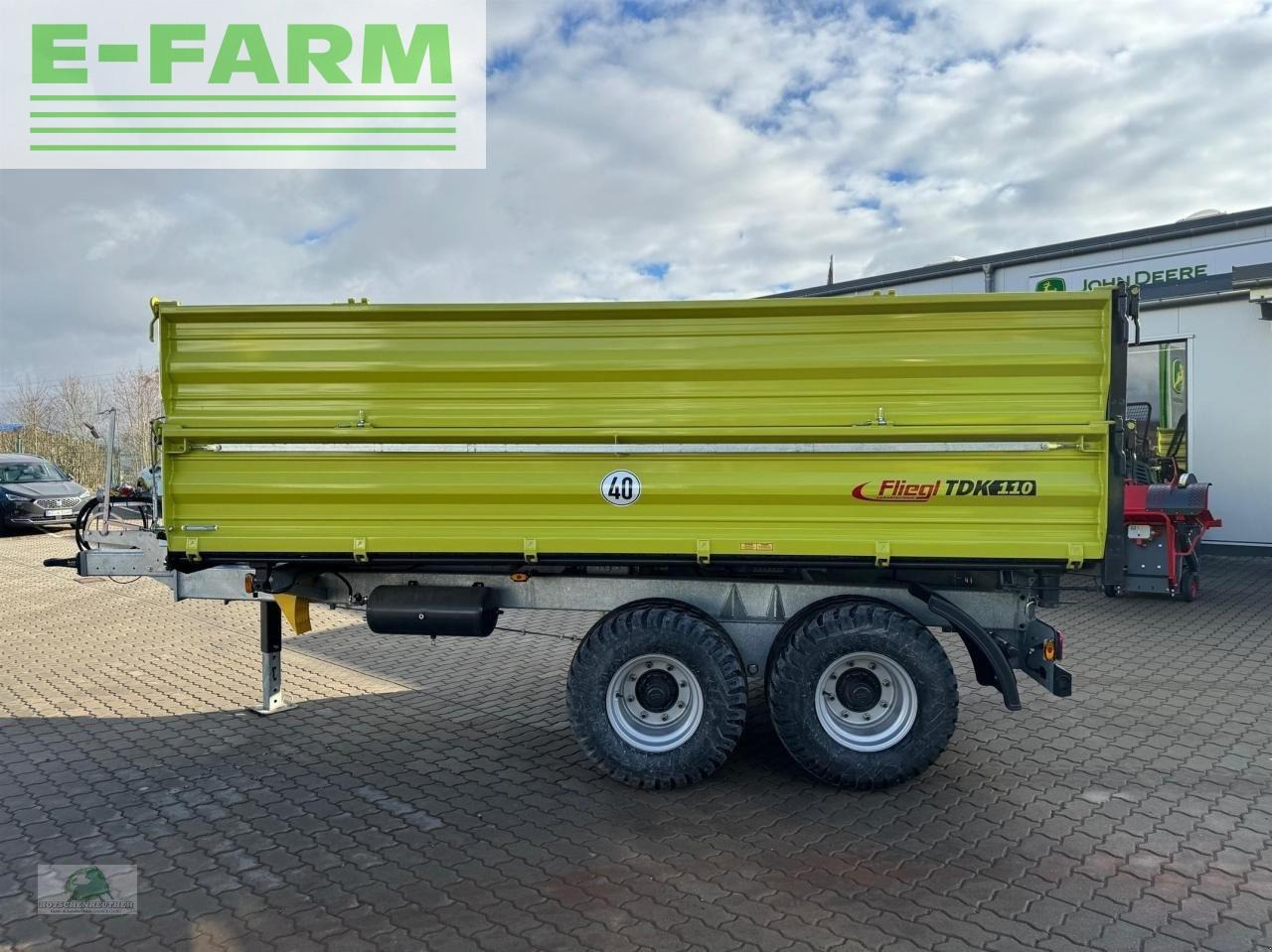 Fliegl tdk 110-88 - Сельскохозяйственный прицеп-самосвал: фото 2 Fliegl tdk 110-88 - Сельскохозяйственный прицеп-самосвал: фото 2