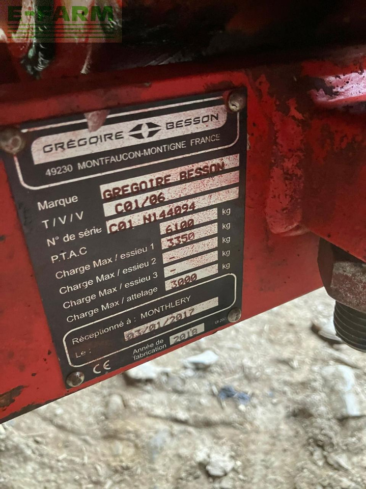 Gregoire Besson 8 corps - Плуг: фото 4 Gregoire Besson 8 corps - Плуг: фото 4