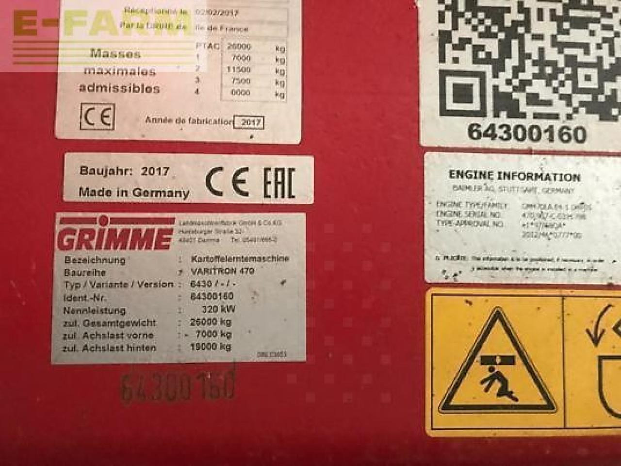 Grimme varitron 470 - Картофелеуборочный комбайн: фото 5 Grimme varitron 470 - Картофелеуборочный комбайн: фото 5