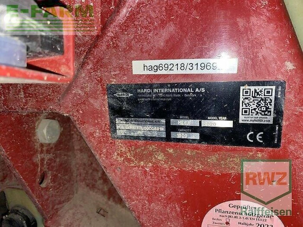 Hardi mega smartcom vpz 1500 - Прицепной опрыскиватель: фото 5 Hardi mega smartcom vpz 1500 - Прицепной опрыскиватель: фото 5