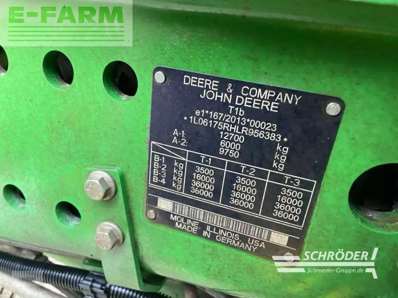 Трактор John Deere 6175 r: фото 14