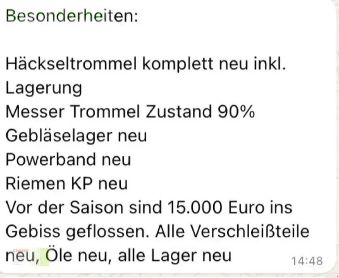 John Deere 9900i - Кормоуборочный комбайн: фото 2 John Deere 9900i - Кормоуборочный комбайн: фото 2