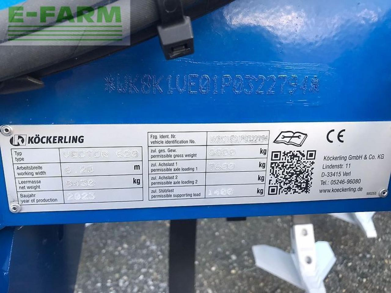 Köckerling vector 620 - Культиватор: фото 4 Köckerling vector 620 - Культиватор: фото 4