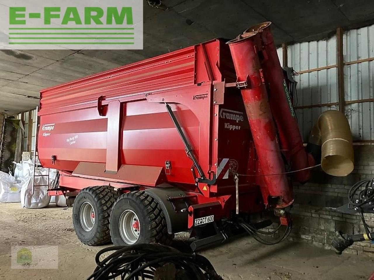 Krampe big body bb 600 + canagro schnecke df1315 - Сельскохозяйственный прицеп-самосвал: фото 2 Krampe big body bb 600 + canagro schnecke df1315 - Сельскохозяйственный прицеп-самосвал: фото 2
