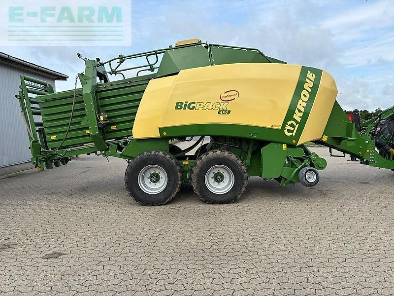 Пресс-подборщик тюковый Krone big pack 4x4: фото 12