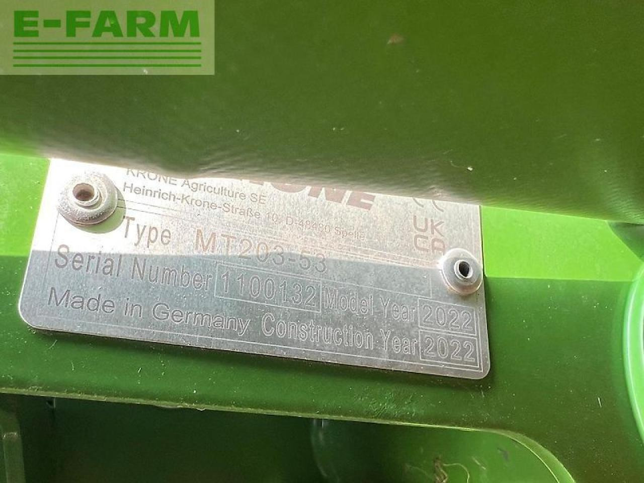 Krone ec f 400 cv fold - Косилка: фото 4 Krone ec f 400 cv fold - Косилка: фото 4
