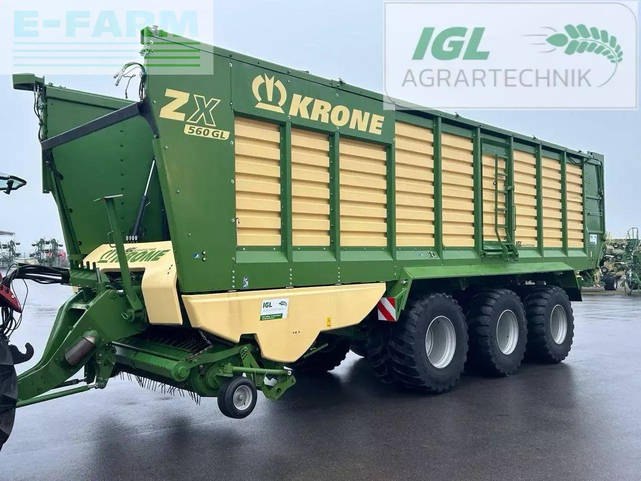 Самозагружающийся прицеп Krone zx 560 gl: фото 10
