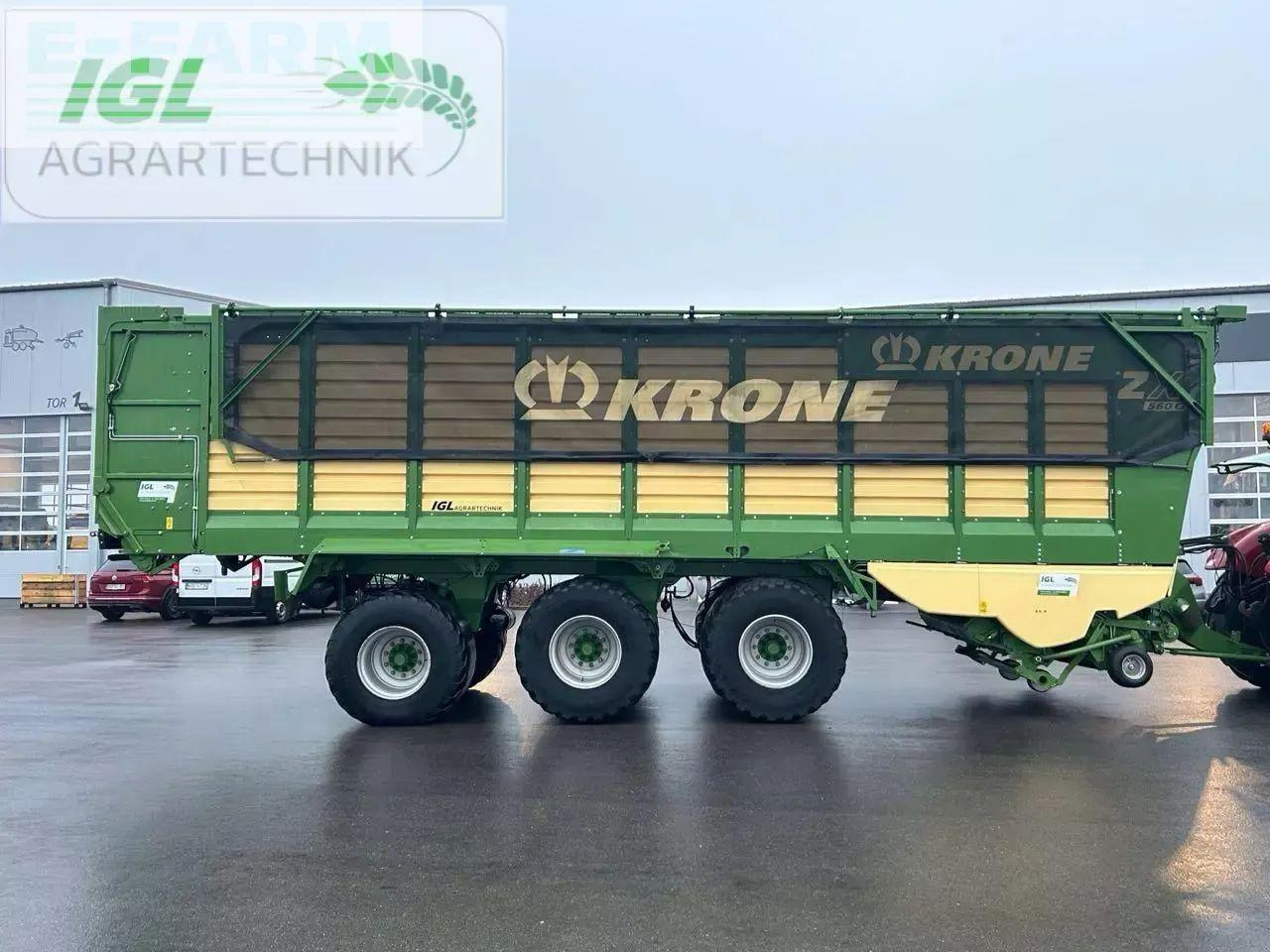 Самозагружающийся прицеп Krone zx 560 gl: фото 14
